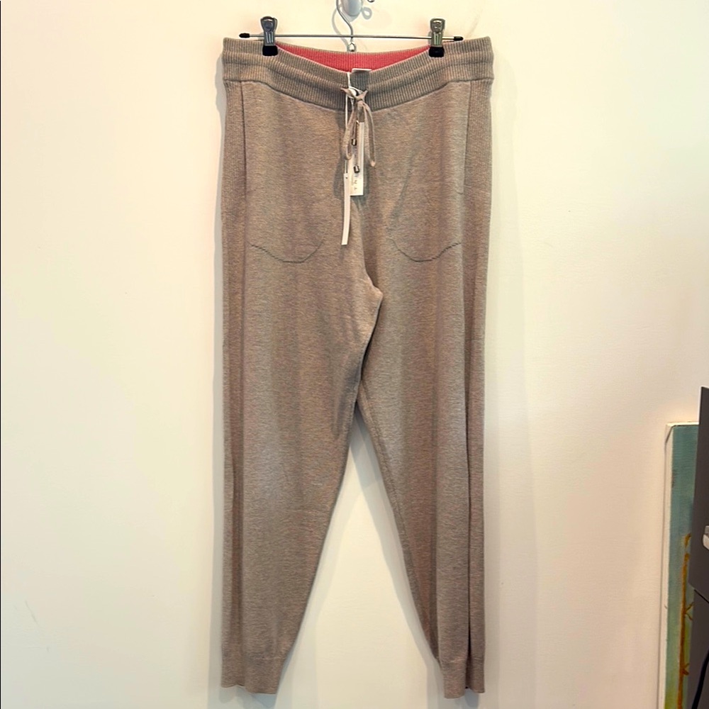 NEW Trina Turk Carnegie Cotton Wool Blend Joggers